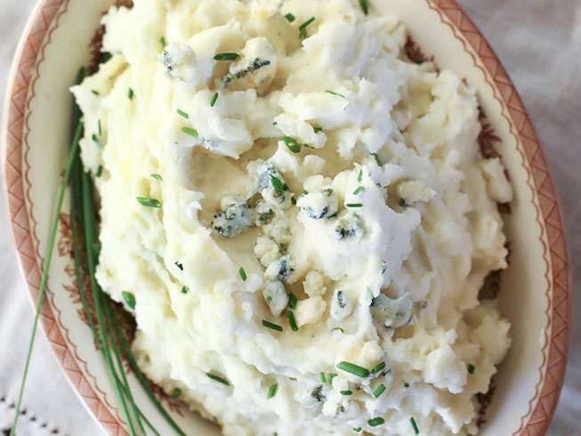 Buttermilk Blue Cheese Mashed Potatoes
