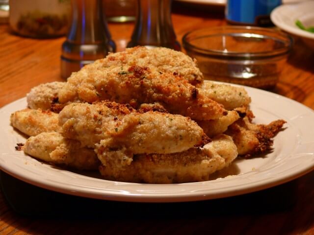 Crunchy Parmesan Chicken Tenders