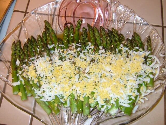 Roasted Asparagus Goldenrod
