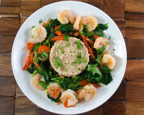Thai Shrimp And Spinach Curry