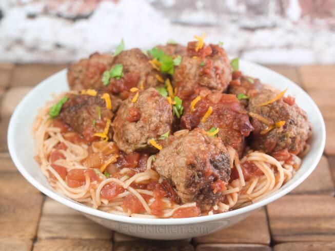 Meatballs With Sweet Orange Chipotle