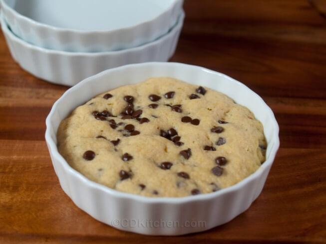 1 Minute Chocolate Chip Cookie