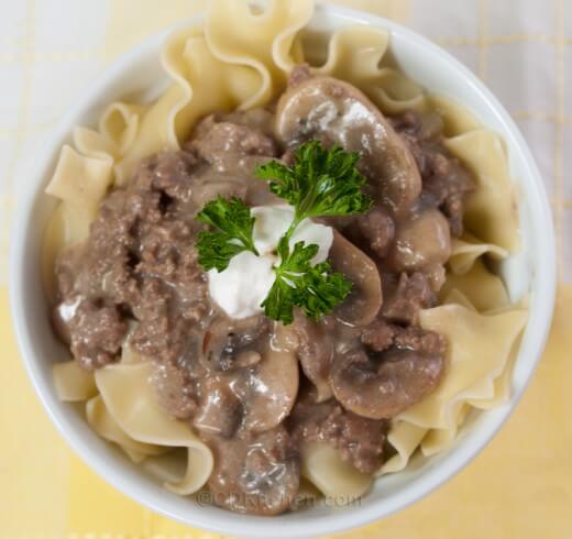 Hamburger Stroganoff