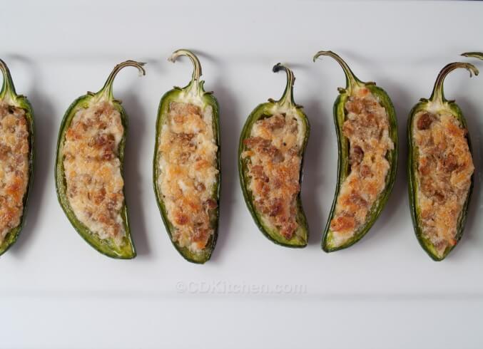 Sausage Stuffed Jalapenos
