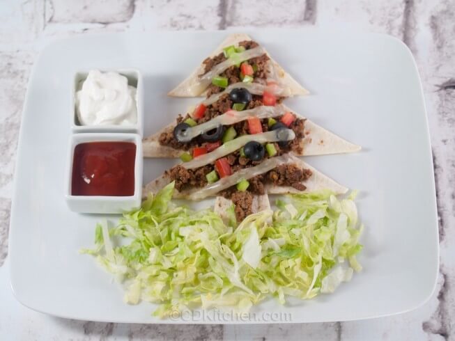 Christmas Tree Tostadas