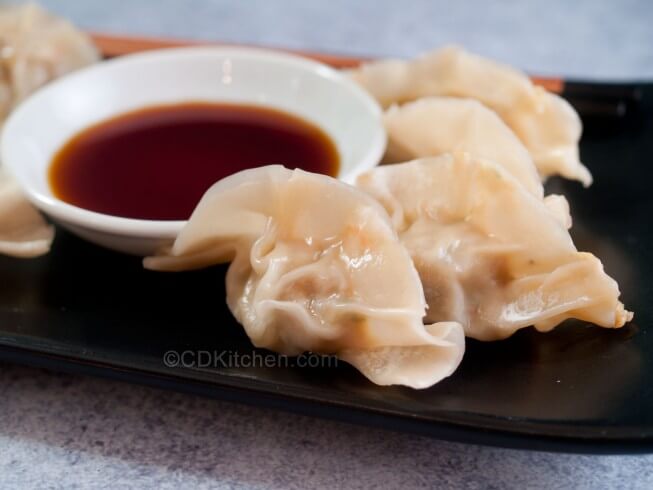 recipe for chinese pork and shrimp dumplings