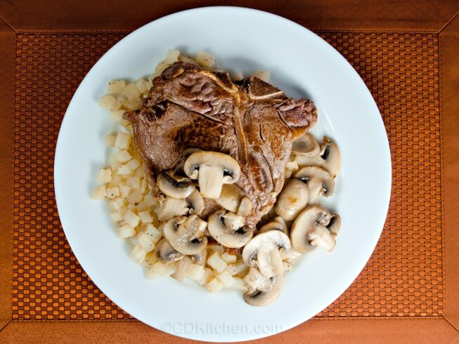 Slow Cooked T-Bone Steak