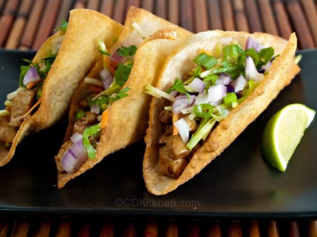 Applebee's Wonton Tacos