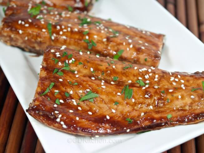 Baked Teriyaki Salmon
