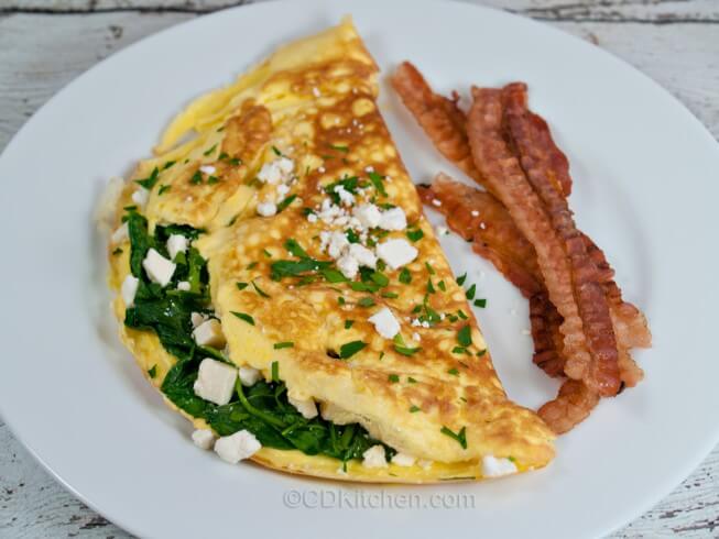 Gourmet Greek Omelet