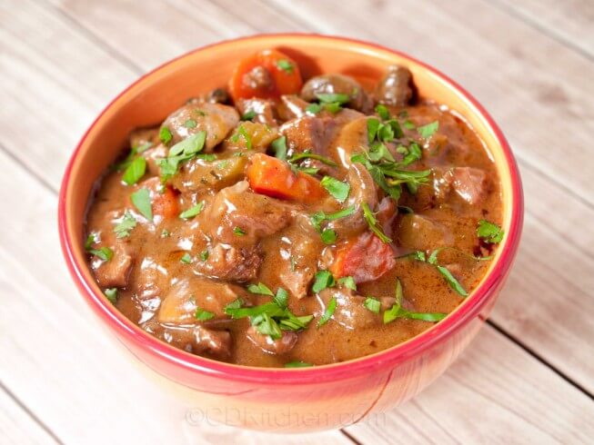 Beef Stew With Mushrooms