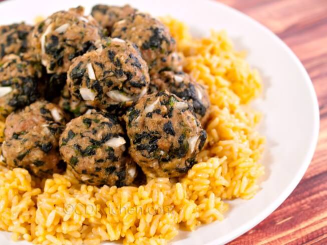 Turkey Spinach Meatballs