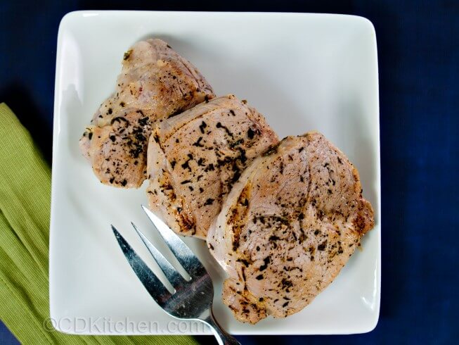 Herb Rubbed Pork Chops