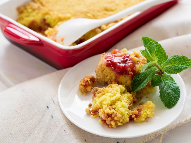 recipe for strawberry dump cake