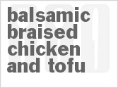 Get The Recipe For Slow Cooker Balsamic Braised Chicken and Tofu