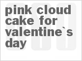 Pink Cloud Cake for Valentine's Day