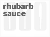 Get The Recipe For Rhubarb Sauce