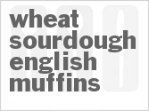 Wheat Sourdough English Muffins