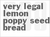 Get The Recipe For Slow Cooker Very Legal Lemon Poppy Seed Bread