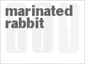 Marinated Rabbit Marinated Rabbit