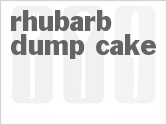 Rhubarb Dump Cake