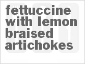 Get The Recipe For Slow Cooker Fettuccine with Lemon Braised Artichokes