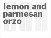 Lemon And Parmesan Orzo