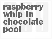Get The Recipe For Raspberry Whip in Chocolate Pool