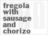 Get The Recipe For Fregola with Sausage and Chorizo