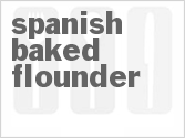 Spanish Baked Flounder