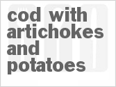 Cod With Artichokes And Potatoes