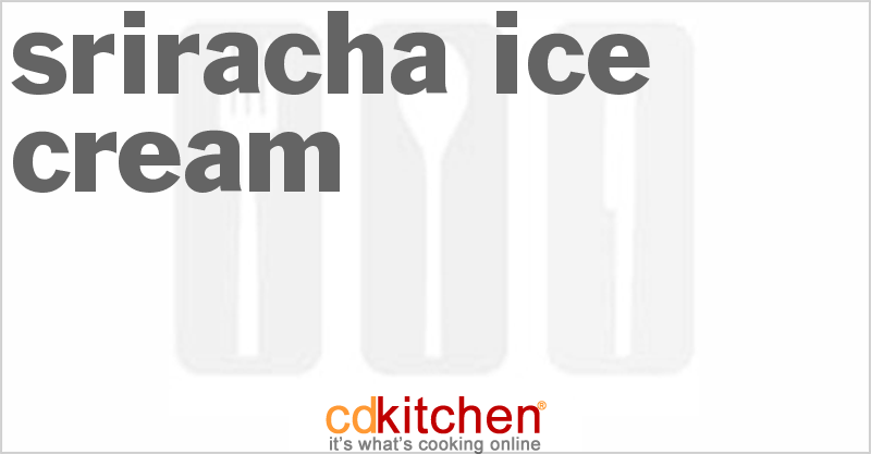 Sriracha Ice Cream