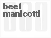 Beef Manicotti