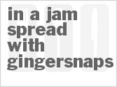 In-A-Jam Spread With Gingersnaps