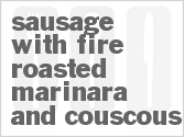 Get The Recipe For Sausage with Fire Roasted Marinara and Couscous