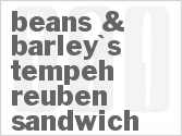 Beans & Barley's Tempeh Reuben Sandwich