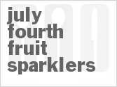 Get The Recipe For July Fourth Fruit Sparklers