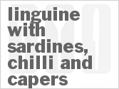 Linguine with Sardines, Chilli and Capers
