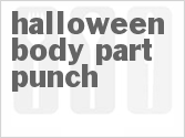 Get The Recipe For Halloween Body Part Punch