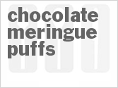 Chocolate Meringue Puffs Chocolate Meringue Puffs