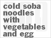 Get The Recipe For Cold Soba Noodles with Vegetables and Egg