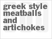 Greek-Style Meatballs And Artichokes
