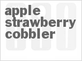 Apple Strawberry Cobbler