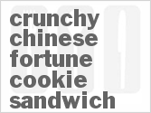 Get The Recipe For Crunchy Chinese Fortune Cookie Sandwich