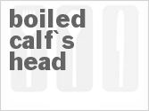 Boiled Calf's Head