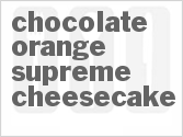 Chocolate Orange Supreme Cheesecake