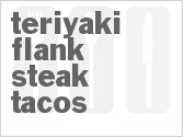 Get The Recipe For Teriyaki Flank Steak Tacos