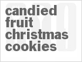 Candied Fruit Christmas Cookies