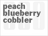 Get The Recipe For Slow Cooker Peach Blueberry Cobbler