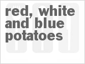 Get The Recipe For Slow Cooker Red, White and Blue Potatoes